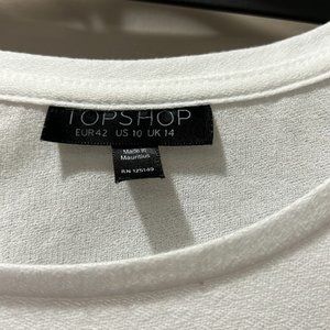 Topshop scallop top